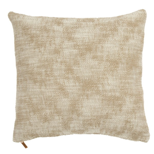 Tiseco kussen Melange zand 45 x 45 cm