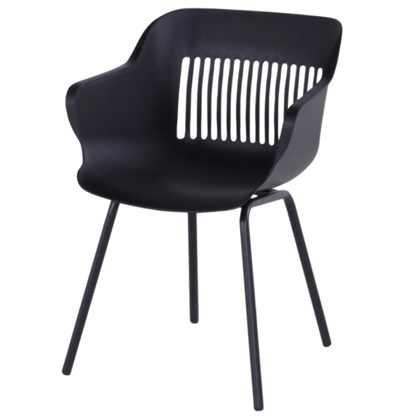 Hartman tuinstoel Jill Rondo zwart 58 cm
