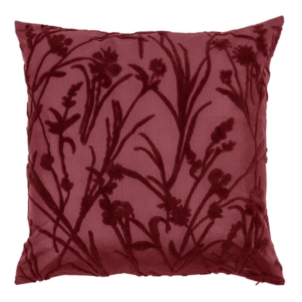 Tiseco kussen Iris pomegranate 45 x 45 cm