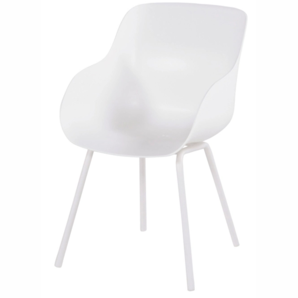 Hartman tuinstoel Iris Rondo white royal white 80 cm