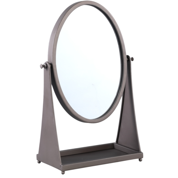 PTMD spiegel Francess ovaal bruin 43 cm