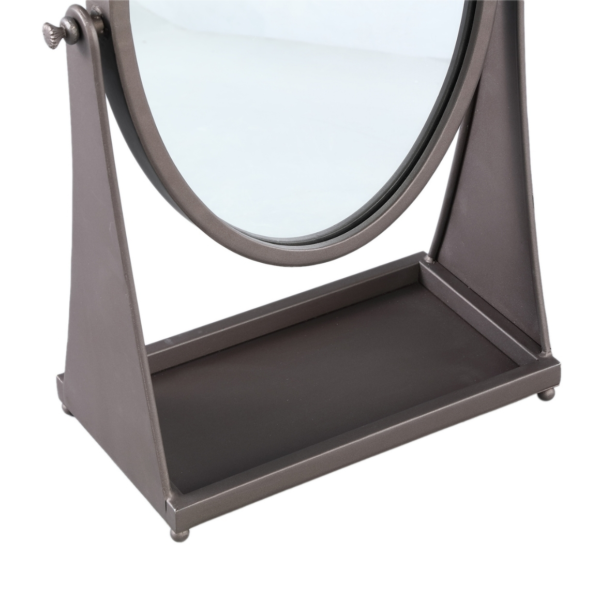 PTMD spiegel Francess ovaal bruin 43 cm