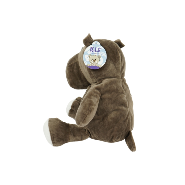 Plüschtier Nilpferd braun 33 cm