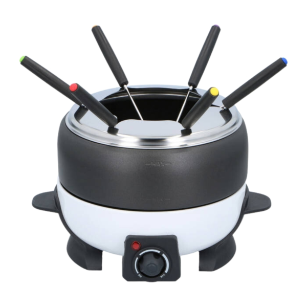 Cuisinier fondueset 6 personen RVS elektrisch