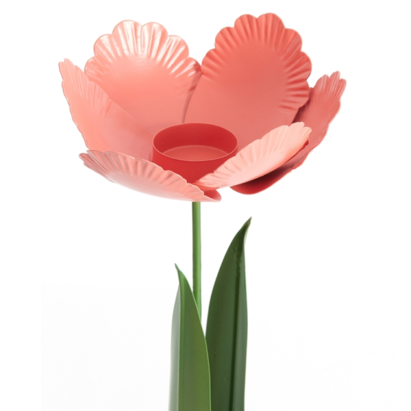 Light & Living Teelichthalter Alfori grun rosa 35 cm