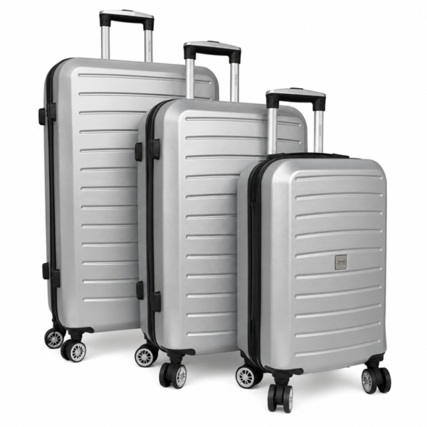 Kofferset Sunset silberfarbig 95/56/27 L Set mit 3