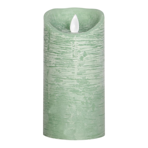 PTMD LED kaars groen 15 cm
