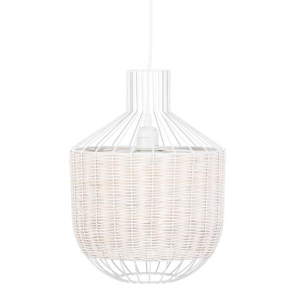 KidsDepot hanglamp Zoey wit 35 cm