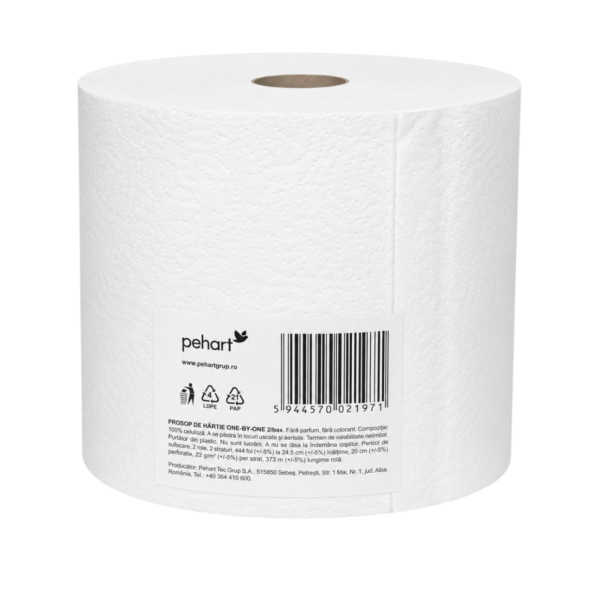 Sovio industriele papierrol 100 m 444 vellen 2-laags
