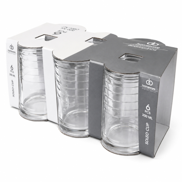 Homeware drinkglas Soleo 200 ml 6 stuks