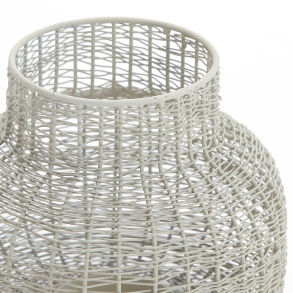 Light & Living Teelichthalter Valery grau 12 cm