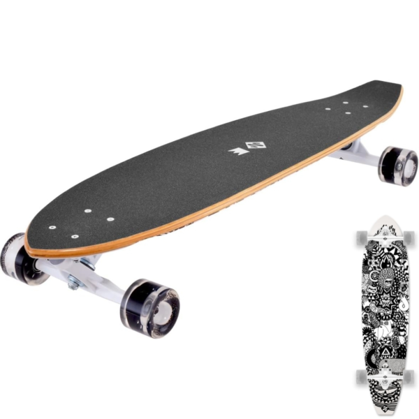 Street surfing skateboard Kicktail Rumble 91 cm