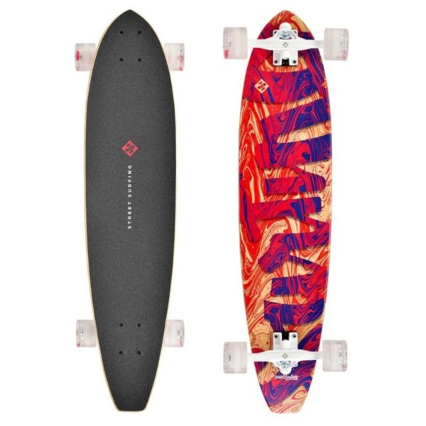Street surfing skateboard Kicktail 92 cm