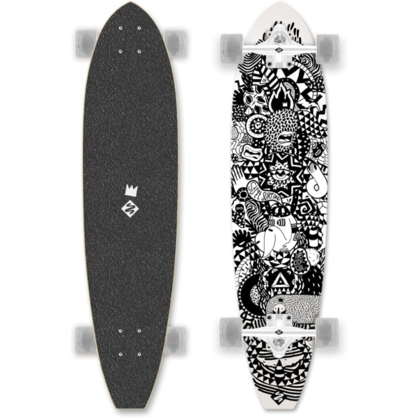 Street surfing skateboard Kicktail Rumble 91 cm