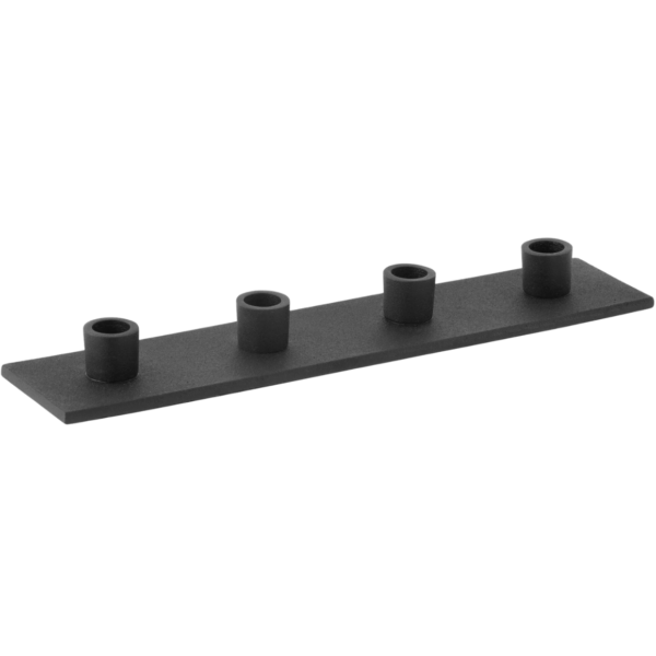 J-Line kandelaar mat zwart 40 cm