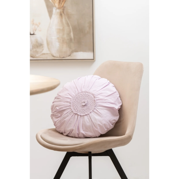J-line kussen rond violet 39 cm