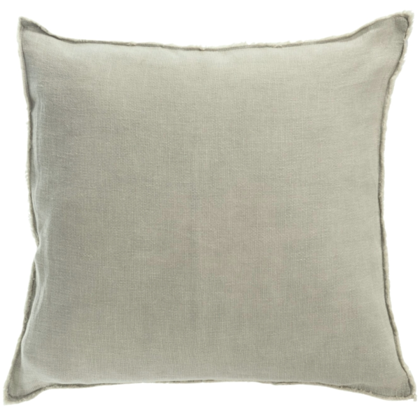 J-Line kussen Stonewash groen 45 x 45 cm