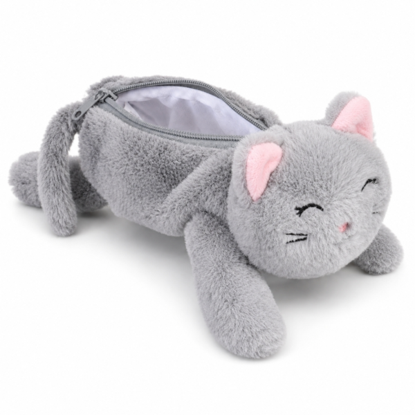 A Tail of Tails katten etui 30 cm 2 assorti