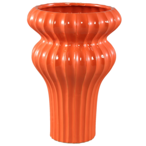 PTMD bloempot Glenna L oranje 36 cm