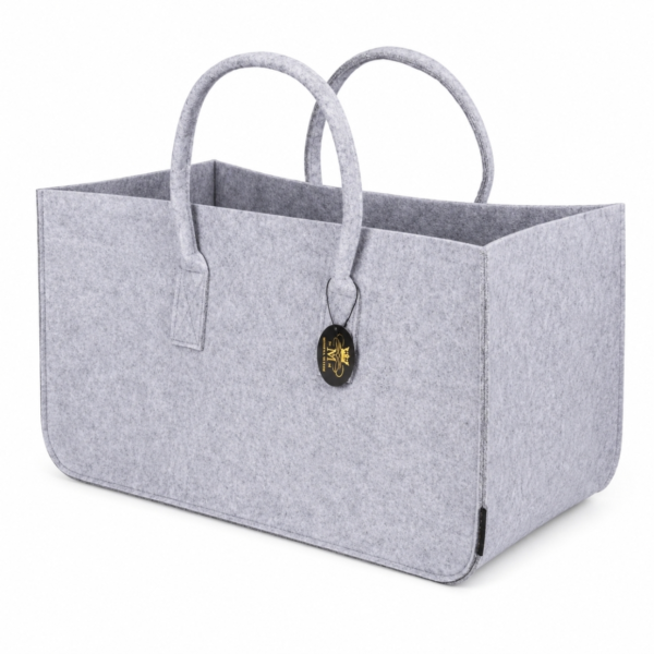 Premium mand vilt lichtgrijs 50 cm