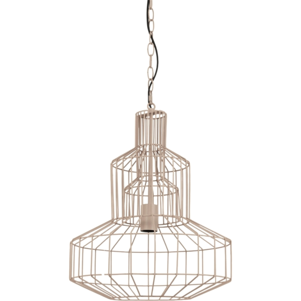 Light & Living hanglamp Fynn beige 45 cm