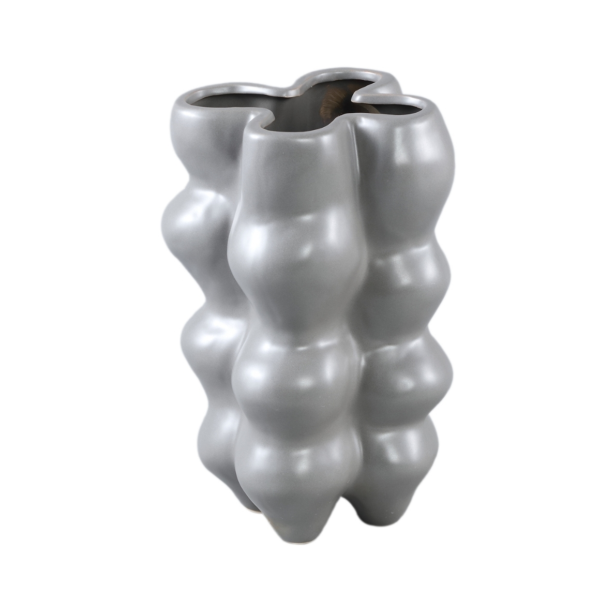 PTMD bloempot Oswaldo grijs 32 cm