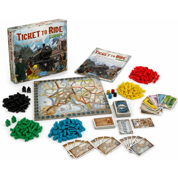 Days of Wonder bordspel Ticket to Ride Europe