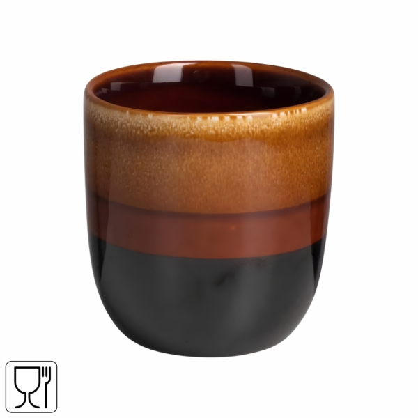 Gusta mok Retro bruin 220 ml