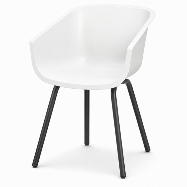 Hartman tuinstoel Amalia Rondo xerix/wit 80 cm