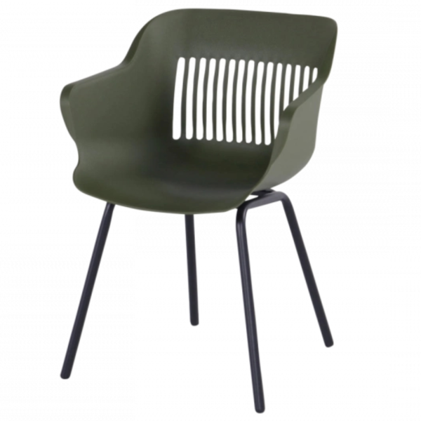 Hartman tuinstoel Jill Rondo black/moss green 78 cm
