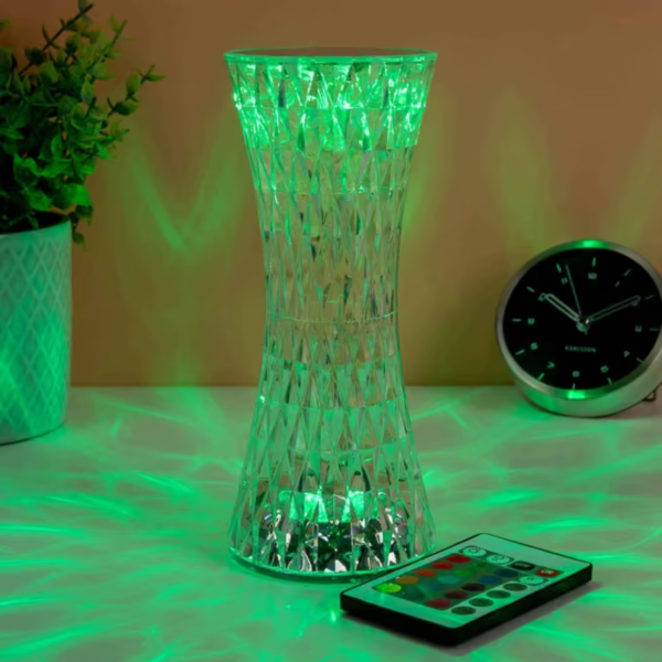 Out of the Blue lamp Crystal LED oplaadbaar 19 cm