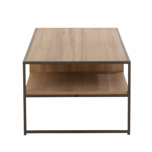 J-Line tv meubel zwart/naturel 120 cm