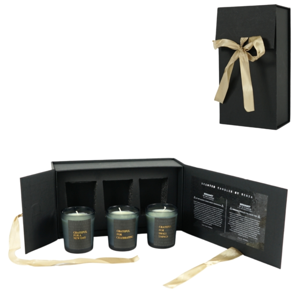 Grateful geurkaarsen giftset 23 cm