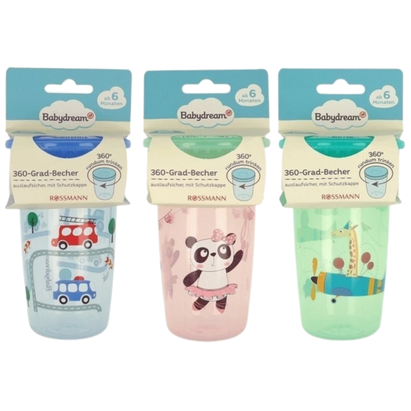 Babydream drinkbeker 300 ml 3 assorti