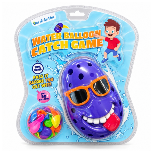 Out of the Blue waterballon vangspel met 50 ballonnen