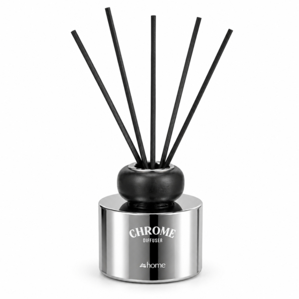 Geurstokjes Chrome zilverkleurig 100 ml