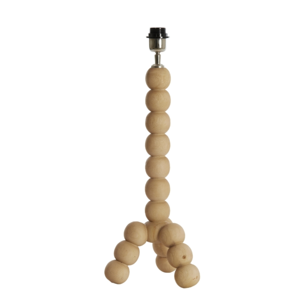Light & Living tafellamp Veglio EU-stekker naturel 50 cm