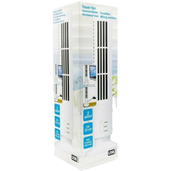 Torenventilator USB-voeding 33 cm
