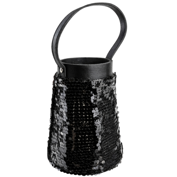 Lantaarn Lofty Glam Cone zwart 26 cm
