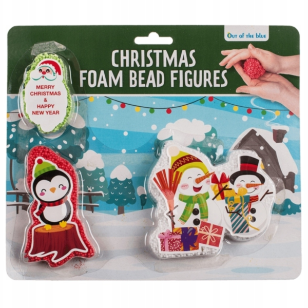 Out of the blue schuim klei Kerst 24,5 cm