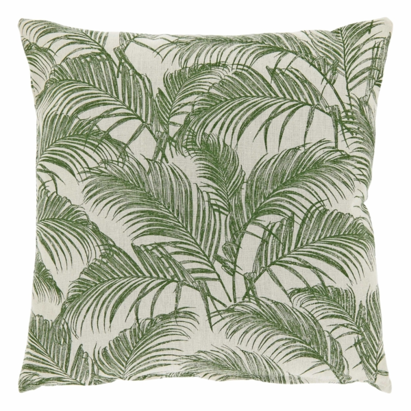 Unique Living kussen Roeli tea green 45 x 45 cm