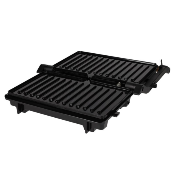 Roquet Roots contactgrill zwart 1000 watt