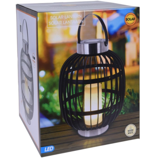 H&S collection lantaarn solar LED 44,5 cm
