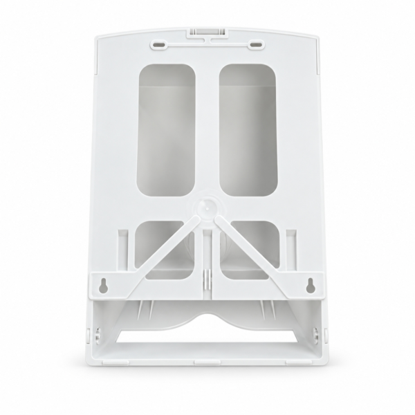 Dispenser voor papieren handdoeken wit 40 cm