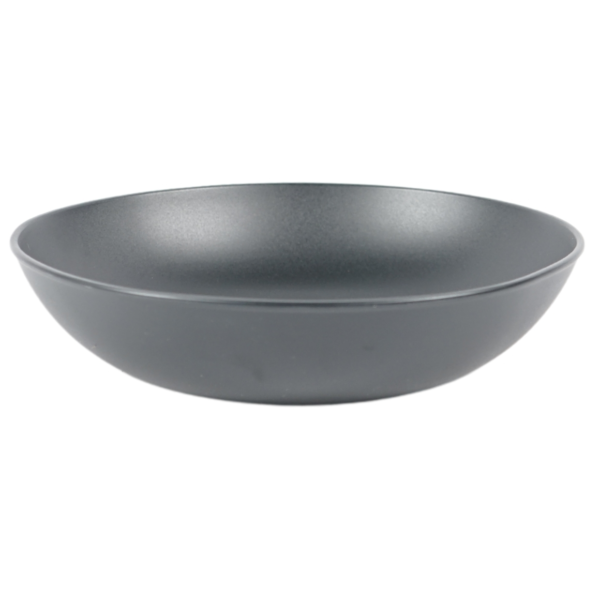 Curver diep bord zwart 22 cm set van 2
