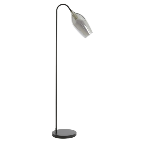 Light & Living vloerlamp Lukaro zwart EU-stekker 160 cm