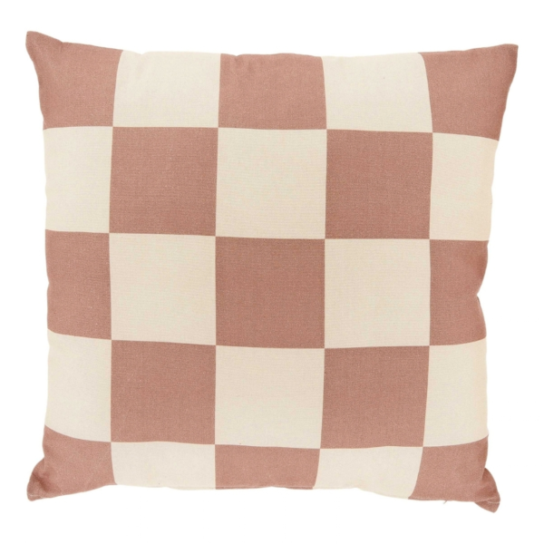 Unique Living kussen Zayn old pink 45 x 45 cm