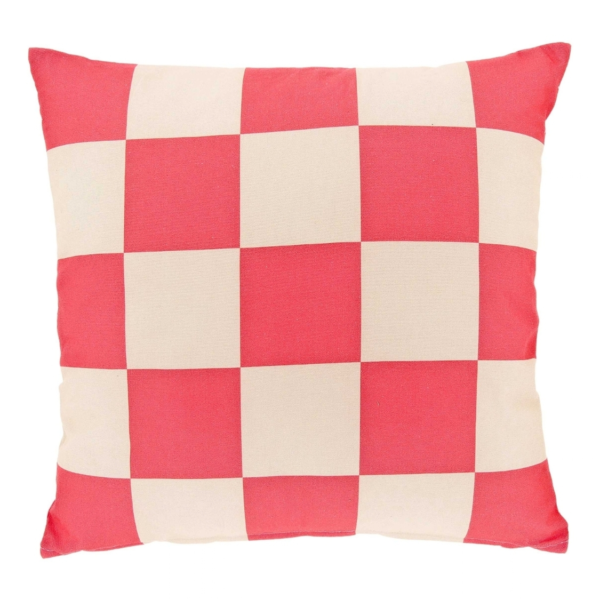 Unique Living kussen Zayn sugar pink 45 x 45 cm