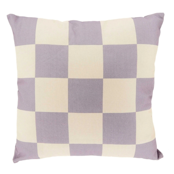 Unique Living kussen Zayn lila 45 x 45 cm