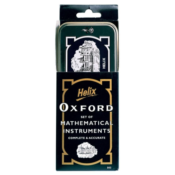 Helix Oxford geometrieset in metalen doos 9-delig